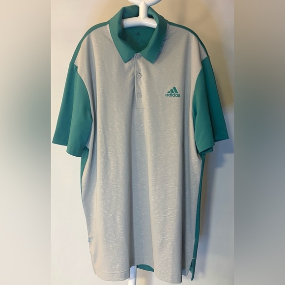 adidas Other - Adidas Men's Golf Polo Shirt in Teal and White